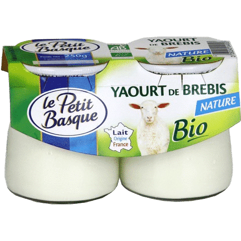 Le Petit Basque sheeps yaourt sealed by induction cap sealing